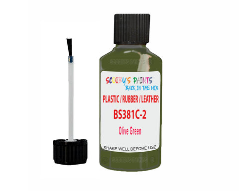 Bs381C-220 Olive Green Window Pvc,Upvc Plastic Green Touch Up Paint