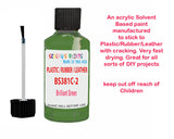BS381C-221 Brilliant Green Touch up paint repair, scratches, scuff, chips, damage, fix, window restore, window pvc, upvc