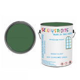 Deep Chrome Green Bs381C-267 Window Door Paint Brush Or Spray Pvc Upvc Green Tin