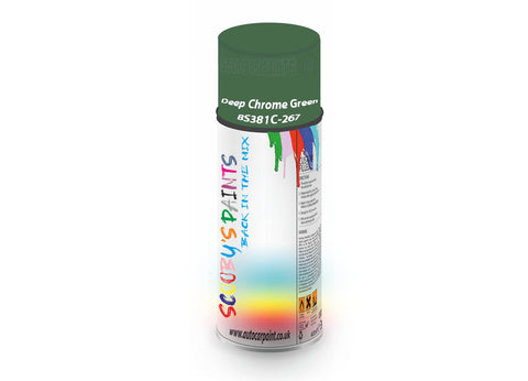 Deep Chrome Green Bs381C267 Window Door Aerosol Spray Paint Pvc And Upvcgreen Spray