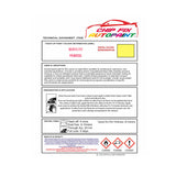 BS381C 310 Scuff Repair, Restore Bike, BS381C Colours For a Bike, Brand New Bike Design, Cool Bike Colours, Primrose Trike Colour, yellow Metal Paint