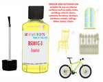 BS381C Grapefruit Touch Up Paint For Metal bicycle Frames, Chip Repair,Customisation paints, Bike Colour Ideas, yellow Cycle Paints