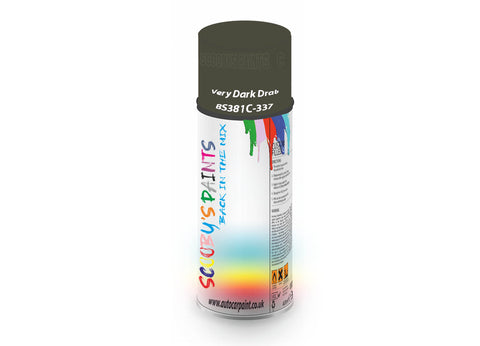 Very Dark Drab Bs381C337 Window Door Aerosol Spray Paint Pvc And Upvcbrown Spray