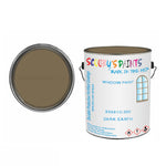 BS381C-350 Dark Earth For Bicycle Frames Acrylic Brown Metal Bike 250Ml Tin