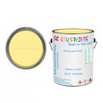 Pale Cream Bs381C-352 Window Door Paint Brush Or Spray Pvc Upvc Yellow Tin