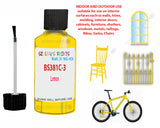 BS381C Lemon Touch Up Paint For Metal bicycle Frames, Chip Repair,Customisation paints, Bike Colour Ideas, yellow Cycle Paints