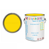 Lemon Bs381C-355 Window Door Paint Brush Or Spray Pvc Upvc Yellow Tin