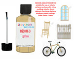BS381C Light Stone Touch Up Paint For Metal bicycle Frames, Chip Repair,Customisation paints, Bike Colour Ideas, yellow Cycle Paints