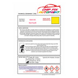 Dent repair paint,restore your windows and doors,door colour ideas, ral spray paint, british standard spray paint, paint for upvc and pvc plastic windows and doors BS381C363 Bold Yellow adhesive spray paint