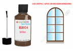 Ral Dark Brown Paint Code Bs381C-412 Door And Window Brush Paint Upvc Doors Pvc