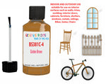 BS381C Golden Brown Touch Up Paint For Metal bicycle Frames, Chip Repair,Customisation paints, Bike Colour Ideas, gold Cycle Paints