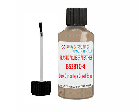 Bs381C-420 Dark Camouflage Desert Sand Window Pvc,Upvc Plastic Beige Touch Up Paint