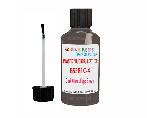 Bs381C-436 Dark Camouflage Brown Window Pvc,Upvc Plastic Brown Touch Up Paint