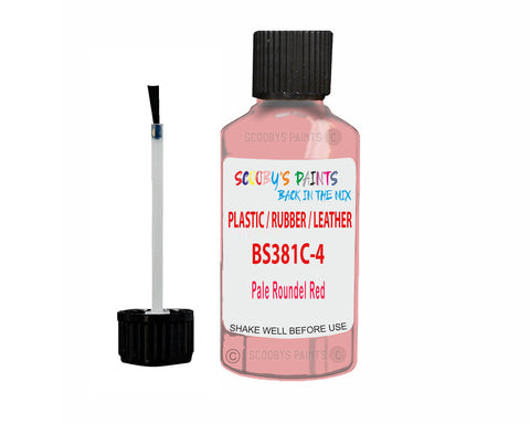 Bs381C-454 Pale Roundel Red Window Pvc,Upvc Plastic Pink Touch Up Paint