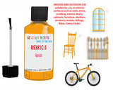 BS381C Apricot Touch Up Paint For Metal bicycle Frames, Chip Repair,Customisation paints, Bike Colour Ideas, ORANGE Cycle Paints