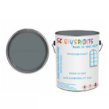 BS381C-632 Dark Admiralty Grey For Bicycle Frames Acrylic Silver-Grey Metal Bike 250Ml Tin