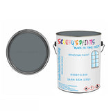 BS381C-638 Dark Sea Grey For Bicycle Frames Acrylic Silver-Grey Metal Bike 250Ml Tin