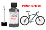 Bs381C 671 Middle Graphite Bicycle Frame Acrylic Silver-Grey Metal Bike Touch Up Paint
