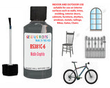 BS381C Middle Graphite Touch Up Paint For Metal bicycle Frames, Chip Repair,Customisation paints, Bike Colour Ideas, SILVER-GREY Cycle Paints