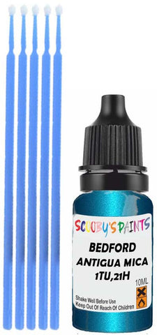 Close-up chip repair on 2004-2010 Bedford All in factory Antigua Mica (paint code 1TU,21H)