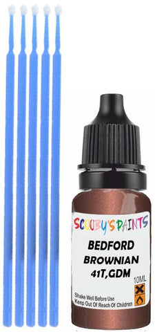 Close-up chip repair on 2016-2018 Bedford All in factory Brownian Rhapsody (paint code 41T,GDM)