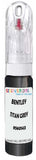 10ml–30ml touch-up kit for Bentley Azure chips and scratches, precise colour match to Titan Grey Metallic 9560143