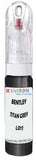 10ml–30ml touch-up kit for Bentley Continental Flying chips and scratches, precise colour match to Titan Grey Metallic LO7J