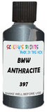 Detail brush applying Grey Metallic to a small door scratch on an Bmw 8-Series, clean OEM finish