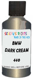 Detail brush applying Grey Metallic to a small door scratch on an Bmw M5, clean OEM finish