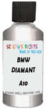 Detail brush applying Grey Metallic to a small door scratch on an Bmw M3, clean OEM finish