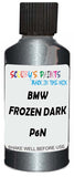Detail brush applying Grey Metallic to a small door scratch on an Bmw M3, clean OEM finish