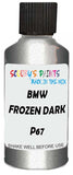 Detail brush applying Silver Metallic to a small door scratch on an Bmw 8-Series Cabrio, clean OEM finish