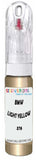 10ml–30ml touch-up kit for Bmw 5-Series chips and scratches, precise colour match to Light Yellow Metallic 376