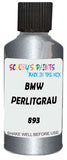 Detail brush applying Grey Metallic to a small door scratch on an Bmw M3, clean OEM finish