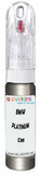 10ml–30ml touch-up kit for Bmw I3 chips and scratches, precise colour match to Platinum Silver Metallic C08