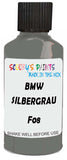 Detail brush applying Grey Solid to a small door scratch on an Bmw M3, clean OEM finish