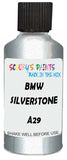 Detail brush applying Silver Metallic to a small door scratch on an Bmw M3, clean OEM finish