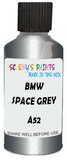 Detail brush applying Grey Metallic to a small door scratch on an Bmw M3, clean OEM finish