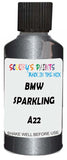 Detail brush applying Grey Metallic to a small door scratch on an Bmw M3, clean OEM finish