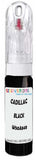 10ml–30ml touch-up kit for Cadillac Seville chips and scratches, precise colour match to Black Semi-Gloss W50A848