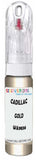 10ml–30ml touch-up kit for Cadillac Deville chips and scratches, precise colour match to Gold Wa9836