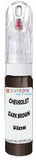 10ml–30ml touch-up kit for Chevrolet Trucks chips and scratches, precise colour match to Dark Brown Metallic Wa8598