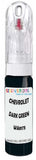 10ml–30ml touch-up kit for Chevrolet Corvette chips and scratches, precise colour match to Dark Green Metallic Wa8175