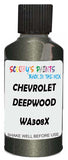 Detail brush applying Green Metallic to a small door scratch on an Chevrolet Colorado, clean OEM finish