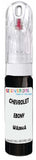 10ml–30ml touch-up kit for Chevrolet Aveo chips and scratches, precise colour match to Ebony Twilight Metallic Wa384A