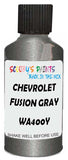 Detail brush applying Grey Metallic to a small door scratch on an Chevrolet Corvette, clean OEM finish