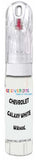 10ml–30ml touch-up kit for Chevrolet Aveo chips and scratches, precise colour match to Galaxy White Wa143L