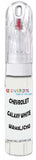 10ml–30ml touch-up kit for Chevrolet Aveo chips and scratches, precise colour match to Galaxy White Wa143L,Sc11U