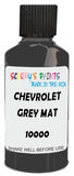 Detail brush applying Grey Solid to a small door scratch on an Chevrolet Captiva, clean OEM finish