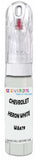 10ml–30ml touch-up kit for Chevrolet Ss chips and scratches, precise colour match to Heron White Wa679